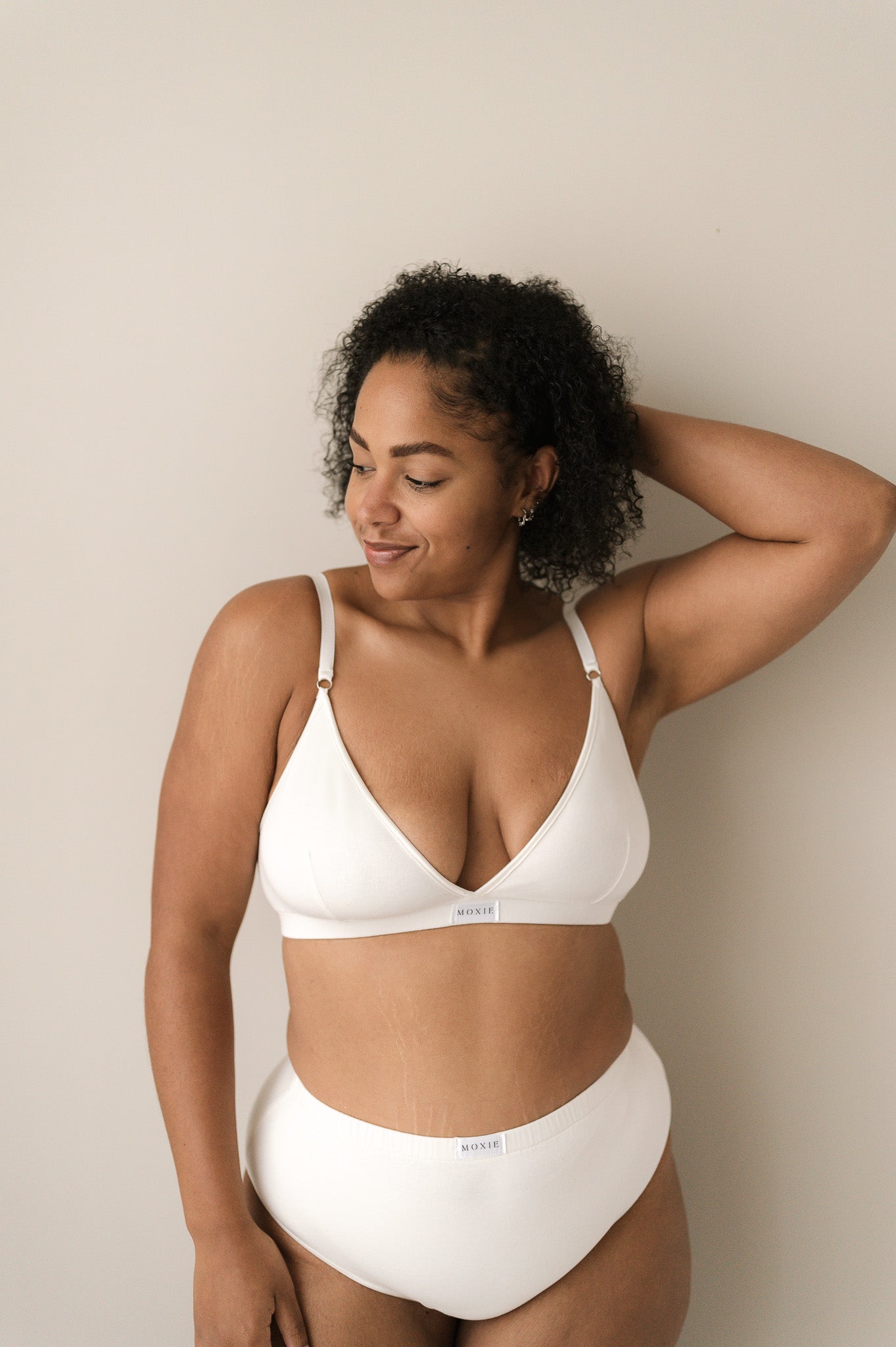 Ivory Triangle Bra