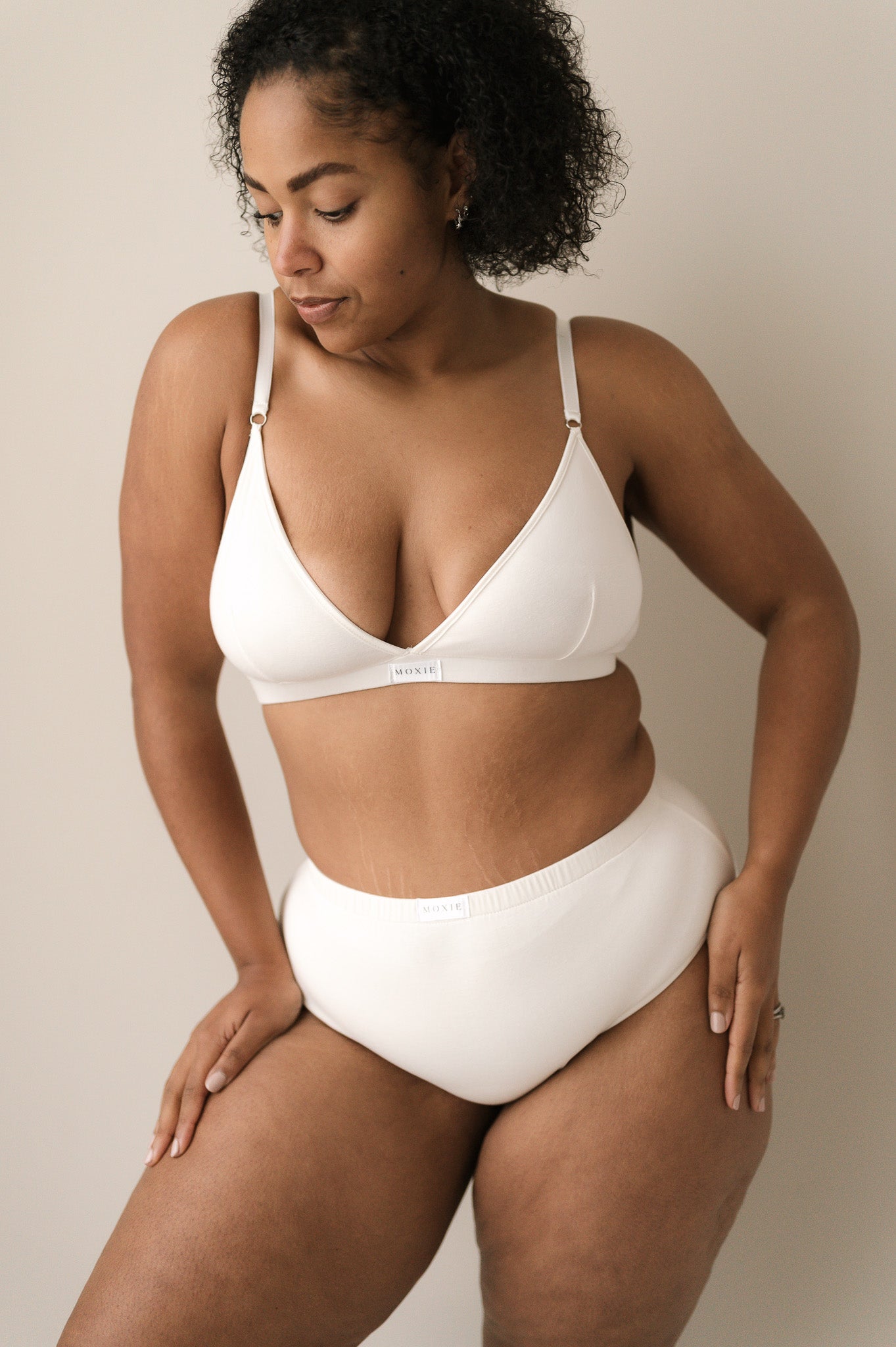 Ivory Triangle Bra