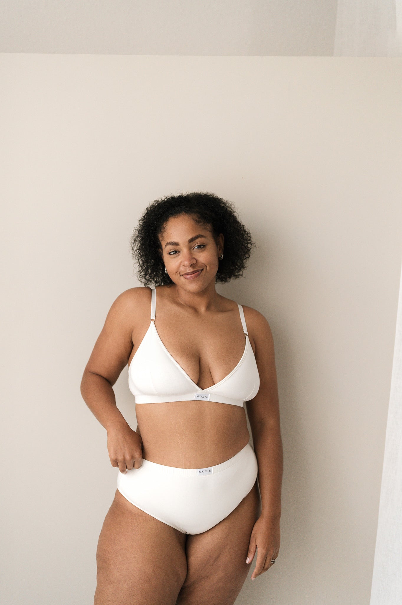 Ivory Triangle Bra