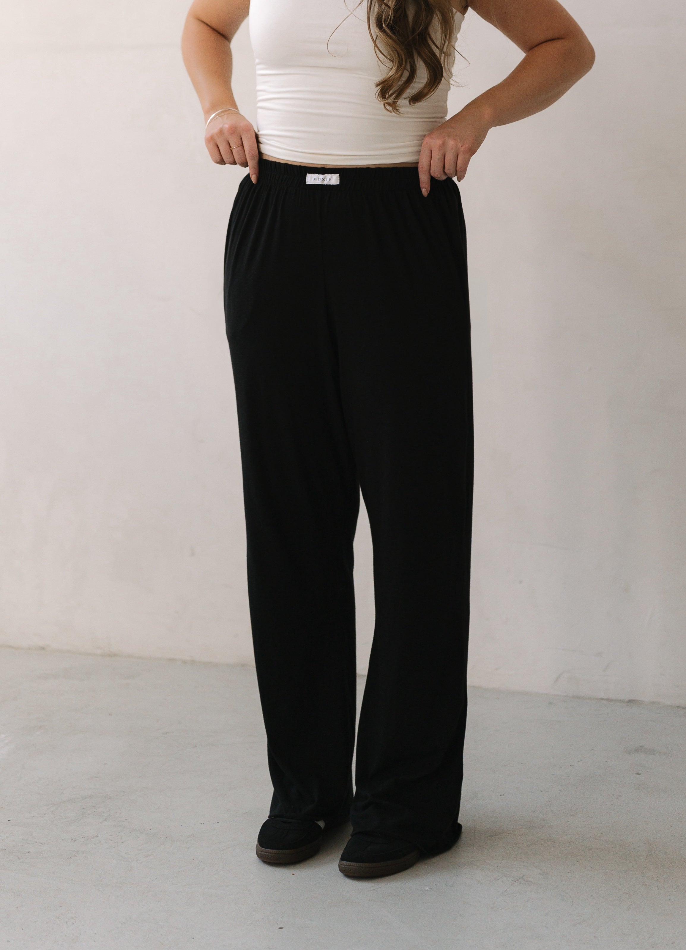 Black Relaxed Trousers