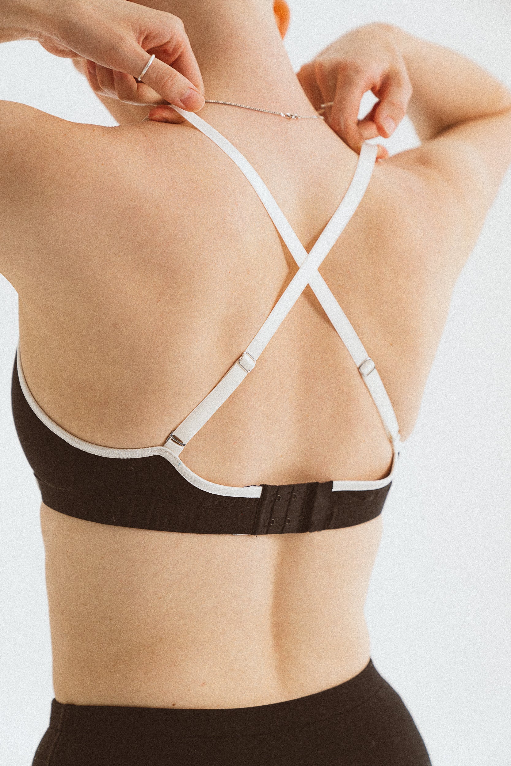 Black Triangle Bra LARGE (Sample)