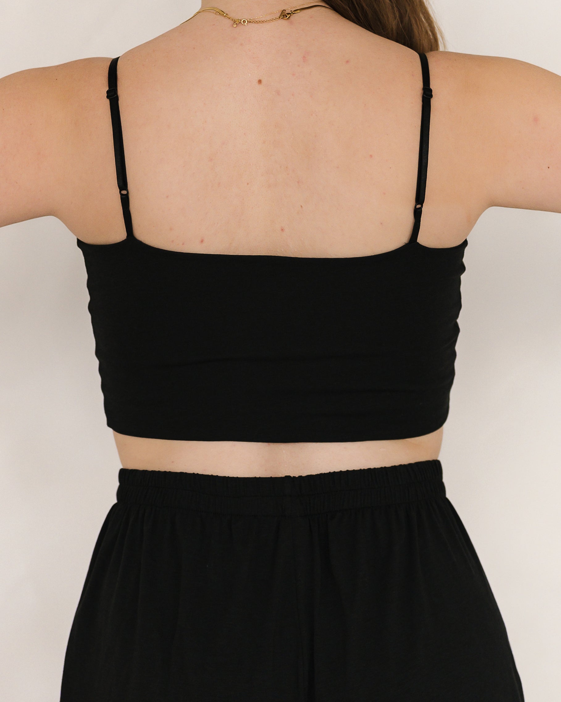 Black Crop Bralet
